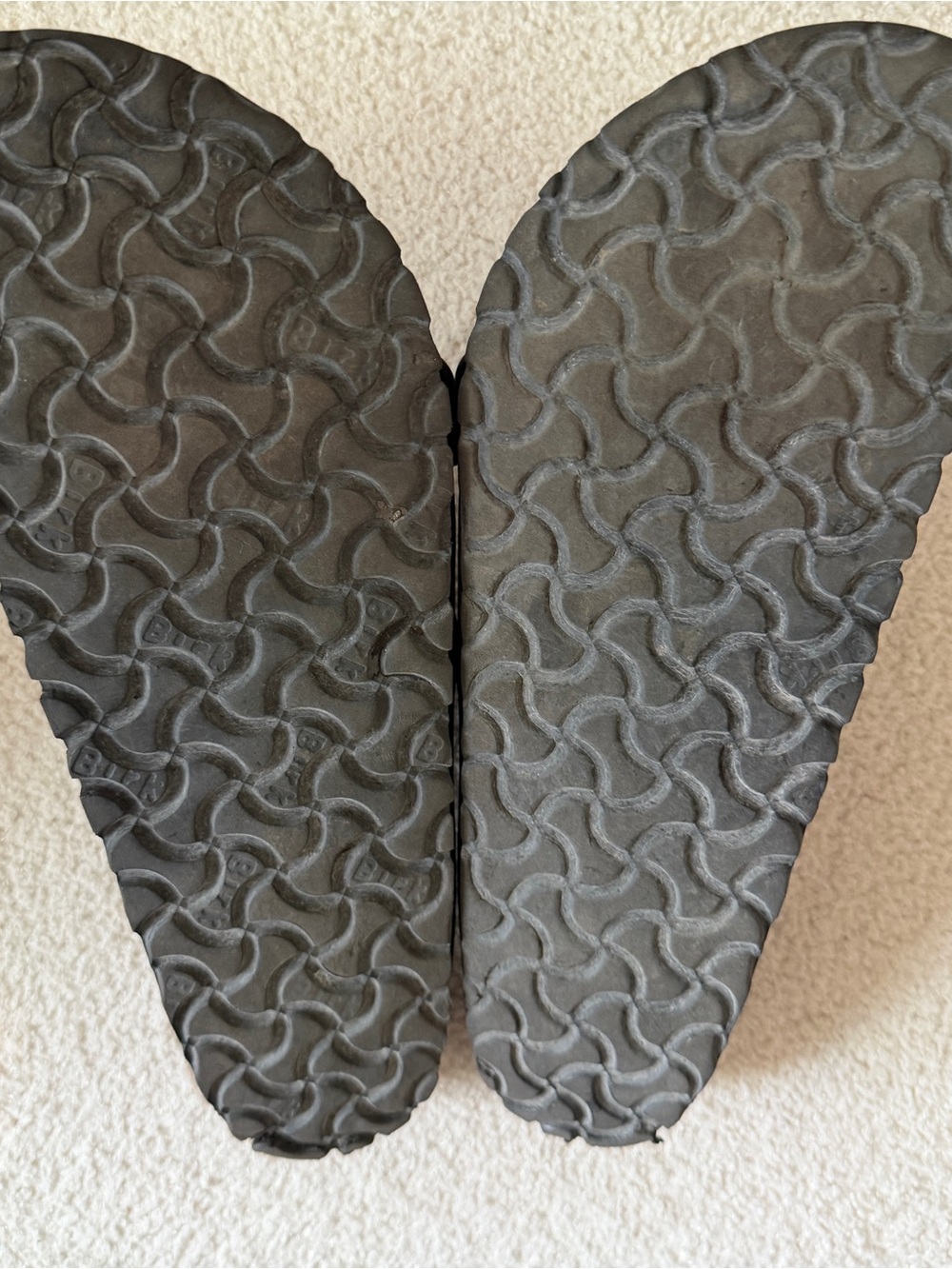 Birkenstock Arizona EVA Black Slide Sandals Sz 43 *see pics* - Picture 4 of 6